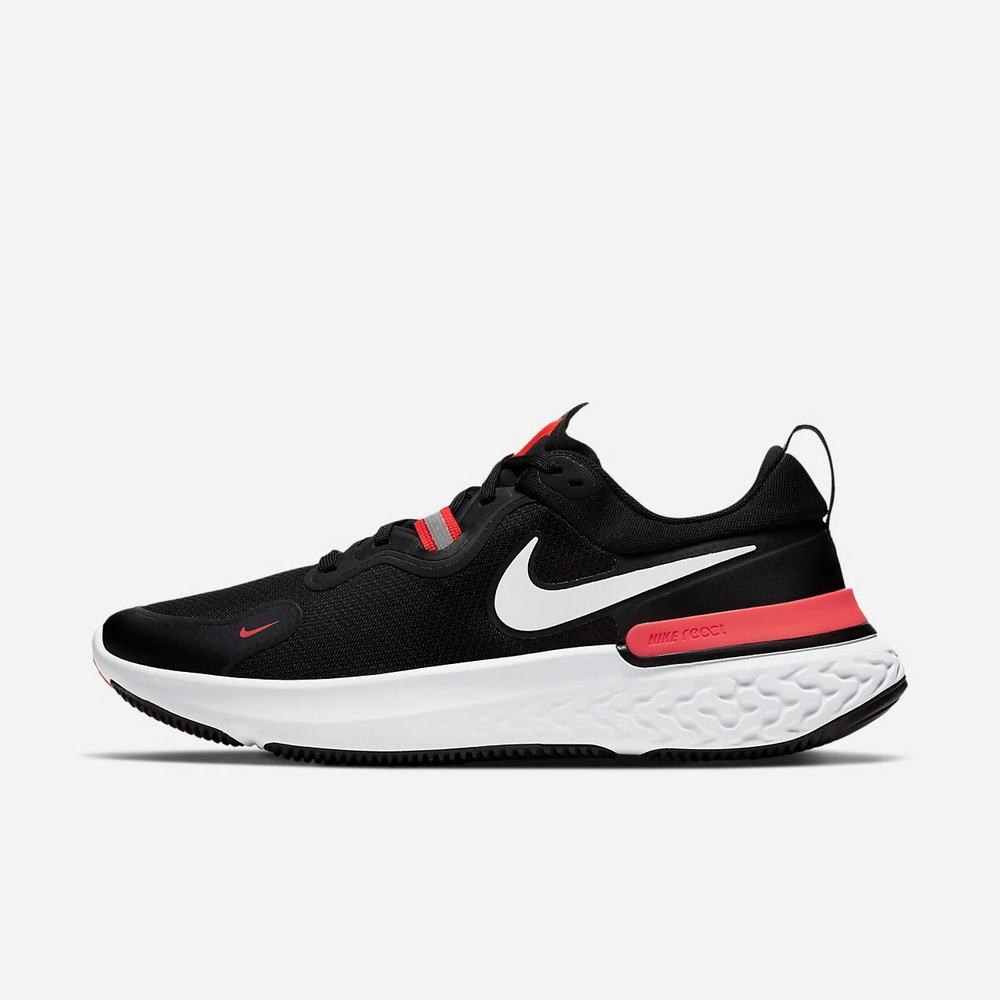 Chaussure De Running Nike React Miler Noir 0538-192 Black/Laser Crimson/Oil Green/White Homme | QMK-99076198